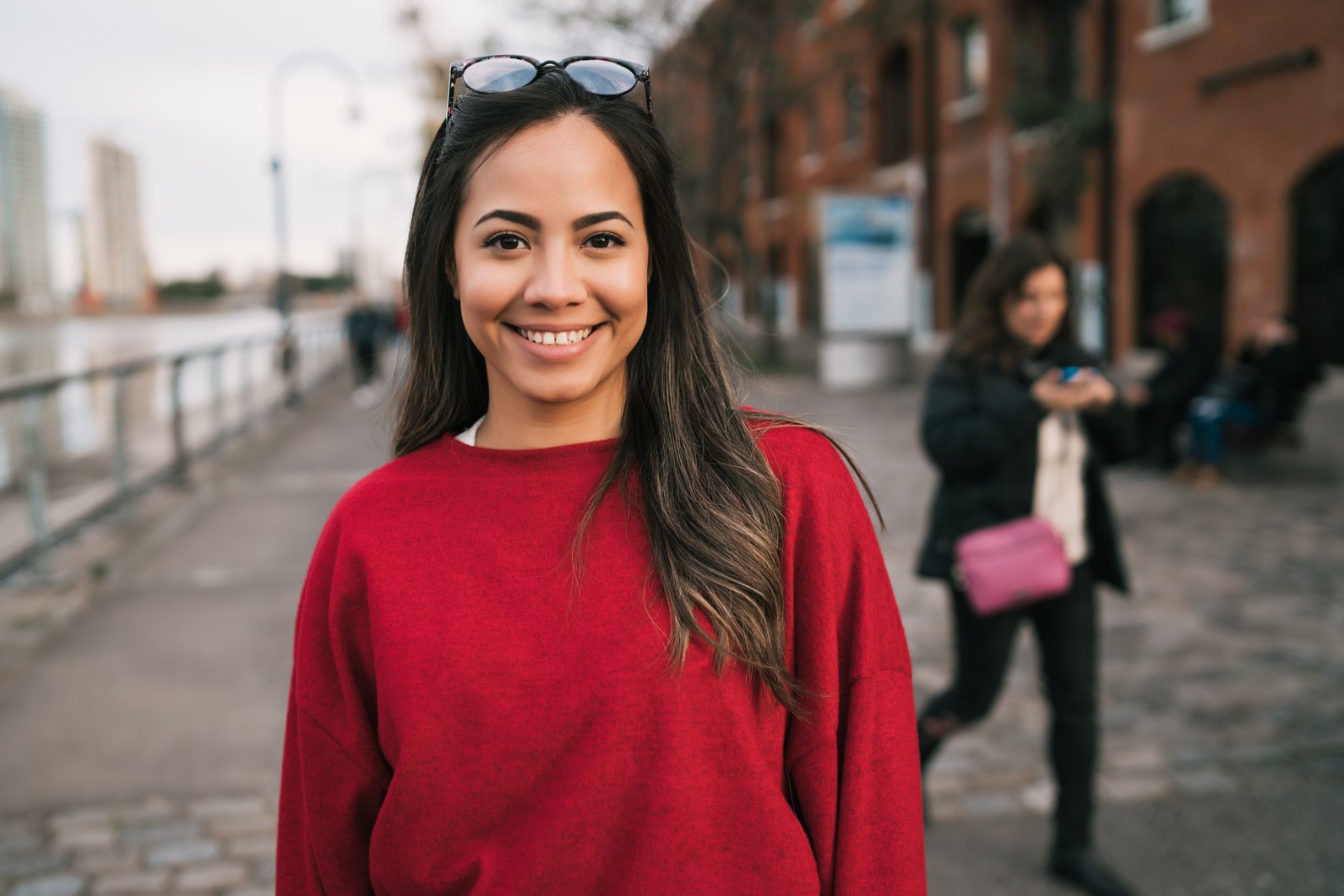 Portrait of young latin woman.